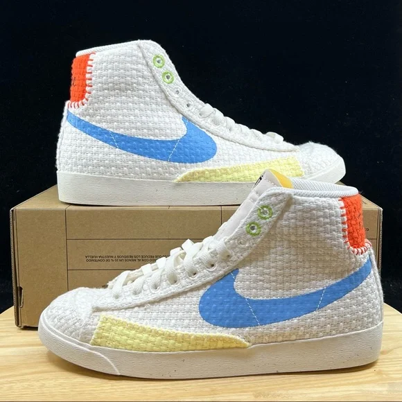Nike Blazer Mid 77 Next Nature Hemp Sail Blue DV2173-100 Women Sizes
